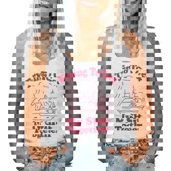 Litter's Full Cat Humor Meme Cat Mom Cat Dad Cat Lover Women Tank Top | Mazezy