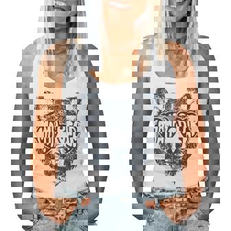 Mama Bear Face Sunglasses Print Mother's Day Women Tank Top | Seseable CA