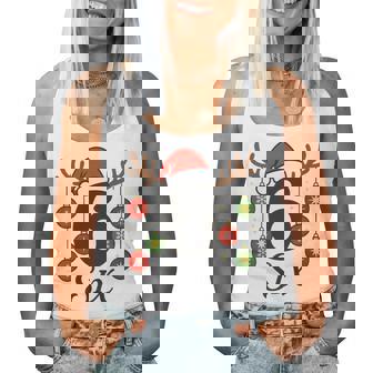 Matching Christmas Costume Number 6 67 Meme Tri-Blend Women Tank Top | Mazezy