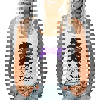 Messy Bun Stylish Baseball For Colorado & Girls Women Tank Top - Seseable