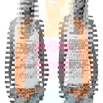 Mom Of The Birthday Girl Coquette Bow Party Family Matching Women Tank Top | Seseable CA