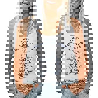 Off To Praise The Lord Christian Cat Faith Humor Women Tank Top | Seseable UK