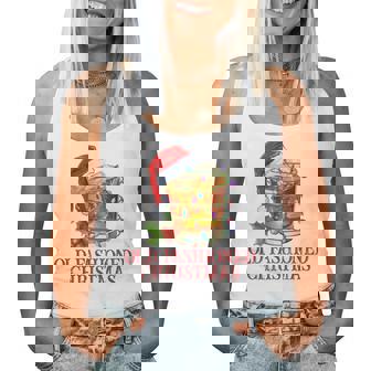 Old Fashioned Whiskey Christmas Bourbon Cocktail Drink Women Tank Top | Mazezy