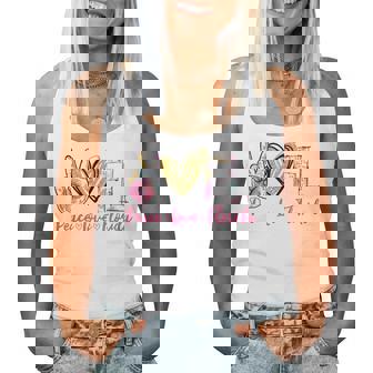 Peace Love Florida Floral Vintage Florida Pride State Women Tank Top - Thegiftio