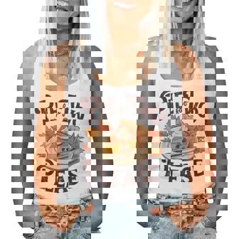 Pie For Two Please Thanksgiving Pregnancy Announcement Mom Women Tank Top - Thegiftio