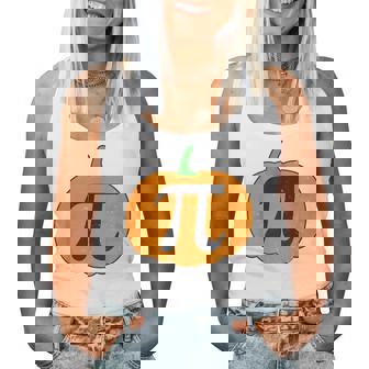 Pumpkin Pie Math Costume Pumpkin Pi Math Teacher Halloween Women Tank Top - Thegiftio