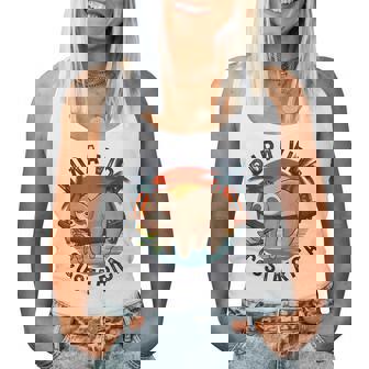 Pura Vida Beach Costa Rica Tropical Sunset Nature Cute Sloth Women Tank Top - Monsterry