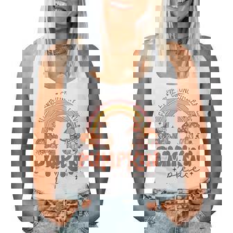 Retro Fall Pumpkin Please Rainbow Autumn Aesthetic Women Tank Top | Mazezy