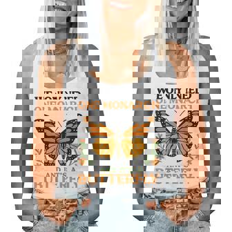 Retro We Only Need One Monarch And It Is Butterfly Graphic Women Tank Top - Thegiftio