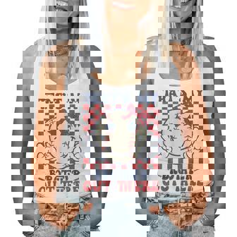 Retro That's My Brother Out There Baseball Sister Mom Girl Women Tank Top - Thegiftio