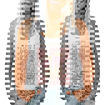 Rodeo Big Sister Pink Boots Coquette Cow-Girl Birthday Party Women Tank Top | Mazezy