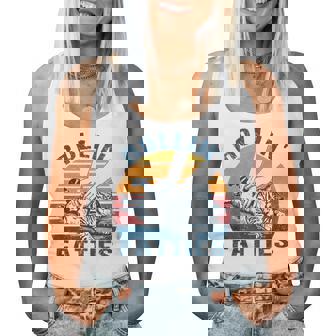 Rolling Fatties Tuxedo Cat Breed Mom Dad Kitten Retro Women Tank Top | Seseable FR