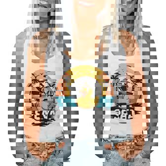 Rubber Duck Sea Ya Cruise Ship Vacation Family Matching Women Tank Top - Monsterry