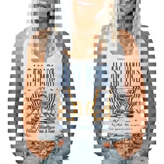 Salty Moms Beach Club Girls Just Wanna Have Sun Mom Women Tank Top | Mazezy