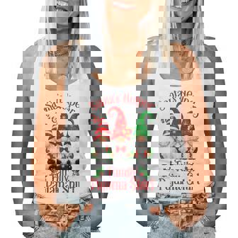 Santa’S Helper Family Pajama Matching Xmas Gnome Pjs Women Tank Top | Mazezy