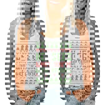 He Sees What You've Been Reading Christmas Book Women Tank Top - Thegiftio