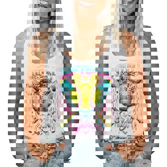 Softball Player Girl Ice Cream Softball Drip Women Tank Top - Monsterry