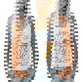 I Survived 67 Days Of School 6 7 Meme Teacher Student Women Tank Top | Seseable FR