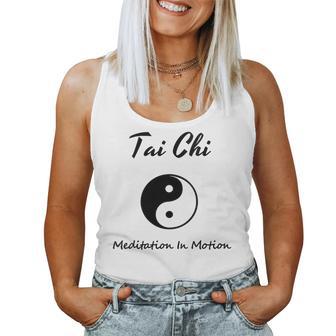 Tai Chi Meditation In Motion Martial Arts Women Tank Top - Thegiftio