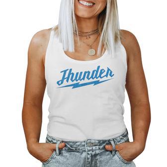 Thunder Name Vintage Retro Boy Girl Women Tank Top | Seseable CA
