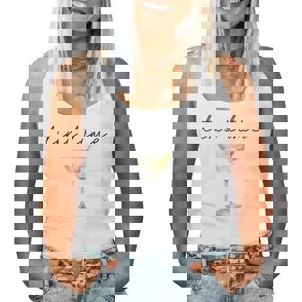 Tini Time Martini Drinking Cocktail Graphic Women Tank Top | Seseable CA