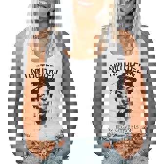 Unbothered By Negative Souls Black Queen Junenth Women Tank Top - Thegiftio