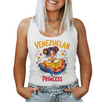 Venezuelan Princess Cute Folk Dress Venezuela Girl Women Tank Top - Thegiftio UK