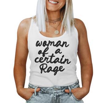Woman Of A Certain Rage Women Tank Top - Thegiftio UK