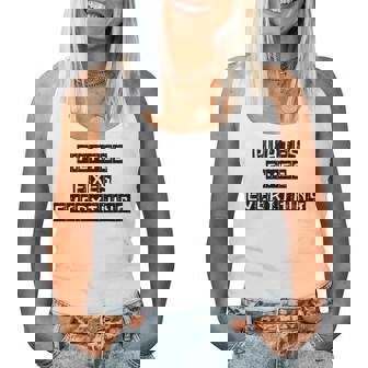 ピラティスは、女性と男性がピラティスを愛するすべてのものを修正します。 レディースタンクトップ - Kawaiitshirt