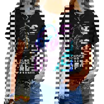 10 Geburtstag Junge Mädchen Nager Level 10 Jahre Gamer T-shirt Frauen - Geschenkecke