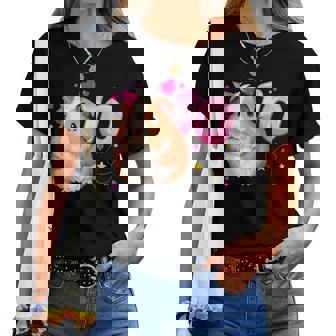 10 Geburtstag Mädchen 10 Jahre Meerschweinchen T-shirt Frauen - Geschenkecke