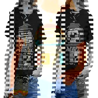 1971Intage Geburtstag Retrointage Männer Frauen Geschenk T-shirt Frauen - Geschenkecke