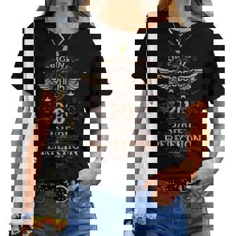 20 歳の誕生日の男性と女性への、 20 周年記念オリジナル 2005 年装飾のおもしろギフト レディースTシャツ - Kawaiitshirt