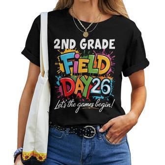 2Nd Grade Field Day 2026 Let The Games Begin Teacher Student Women T-shirt - Thegiftio UK