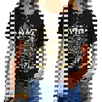 49Ème Anniversaire Homme Moto Motard Biker 1977 T-shirt femme - Cadeauxyz