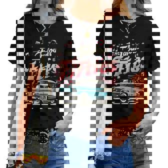 50S ロカビリー 1950年代 The Fabulous Fifties ロックンロール レディースTシャツ - Kawaiitshirt