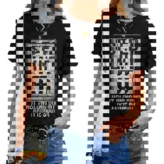 55Th Birthday Speed Limit Sign 55 Year Old Man Woman Women T-shirt | Mazezy