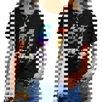 6 7 Six Seven Meme Hands Ice Cream Baseball Drip Boy Girl Women T-shirt | Mazezy