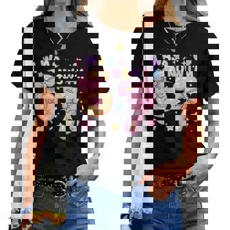 I Was 6 Now I'm 7 Birthday Coquette Bow Cute Birthday Girl Women T-shirt - Thegiftio