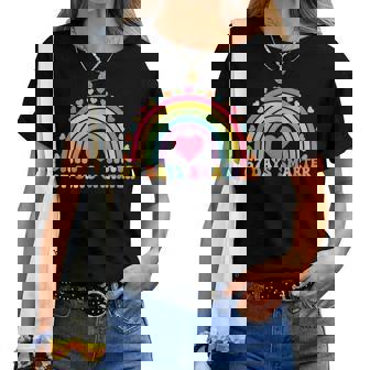 67 Days Smarter Rainbow Heart For Teacher Student Women T-shirt | Mazezy