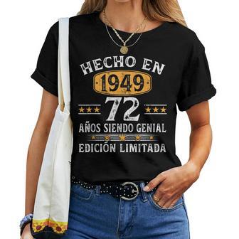 72 Años Cumpleaños Regalo Para Hombre Hecho En 1949 Camiseta de mujer - Regaloses