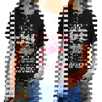 78歳 1948年4月 花柄 78歳 誕生日 男性 女性 レディースTシャツ - Kawaiitshirt