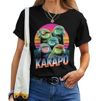 90Sintage Kakapo Owl Parrot T-shirt Frauen - Seseable