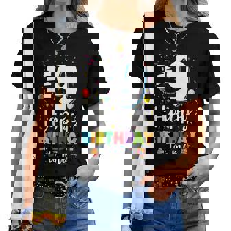 9歳 誕生日 ハッピーバースデー 9歳 男の子 女の子 9歳 レディースTシャツ - Kawaiitshirt