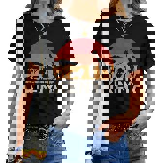 African Wildlife Vacation Kenyan Culture Lover Kenya Women T-shirt | Mazezy