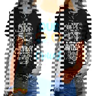 Our Anniversary Cruise Husband Wife Couples Cruise Vacation Women T-shirt | Mazezy