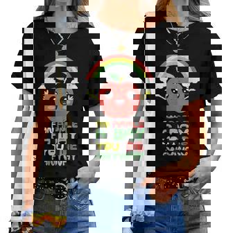 An Apple A Day You Die Anyway Cute Cuello Camiseta de mujer - Regaloses