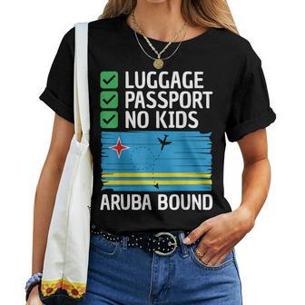 Aruba Travel Vacation Outfit Caribbean Trip Aruba Women T-shirt - Thegiftio UK