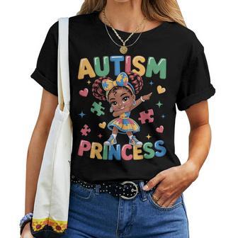 Autism Princess Coquette Bow Daughter Autism Awareness Girls Women T-shirt - Thegiftio UK