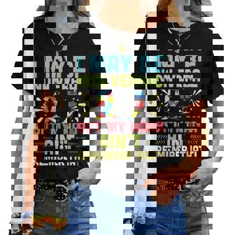 Autistic I May Be Non Verbal But My Nana Ain't Remember That Women T-shirt | Mazezy